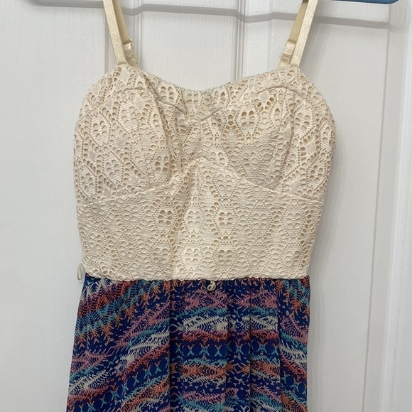 Lily Rose Asymmetrical Hem Spaghetti Strap Dress Juniors Small - Picture 2 of 6